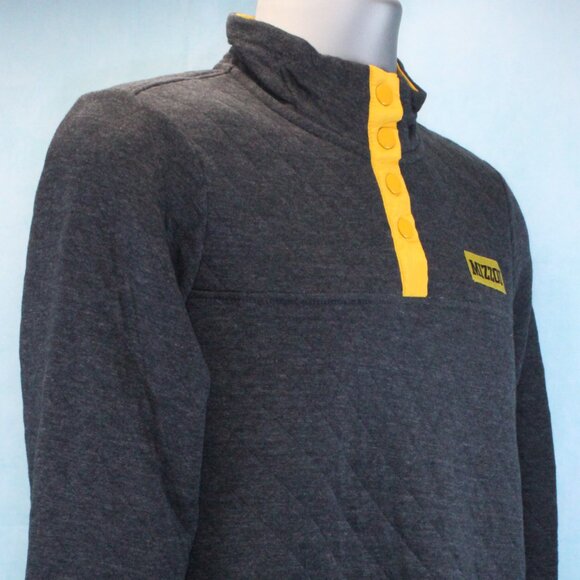 Mizzou Quilted Snap-Collar Long Sleeve Pullover Women's Size Medium - Picture 1 of 8